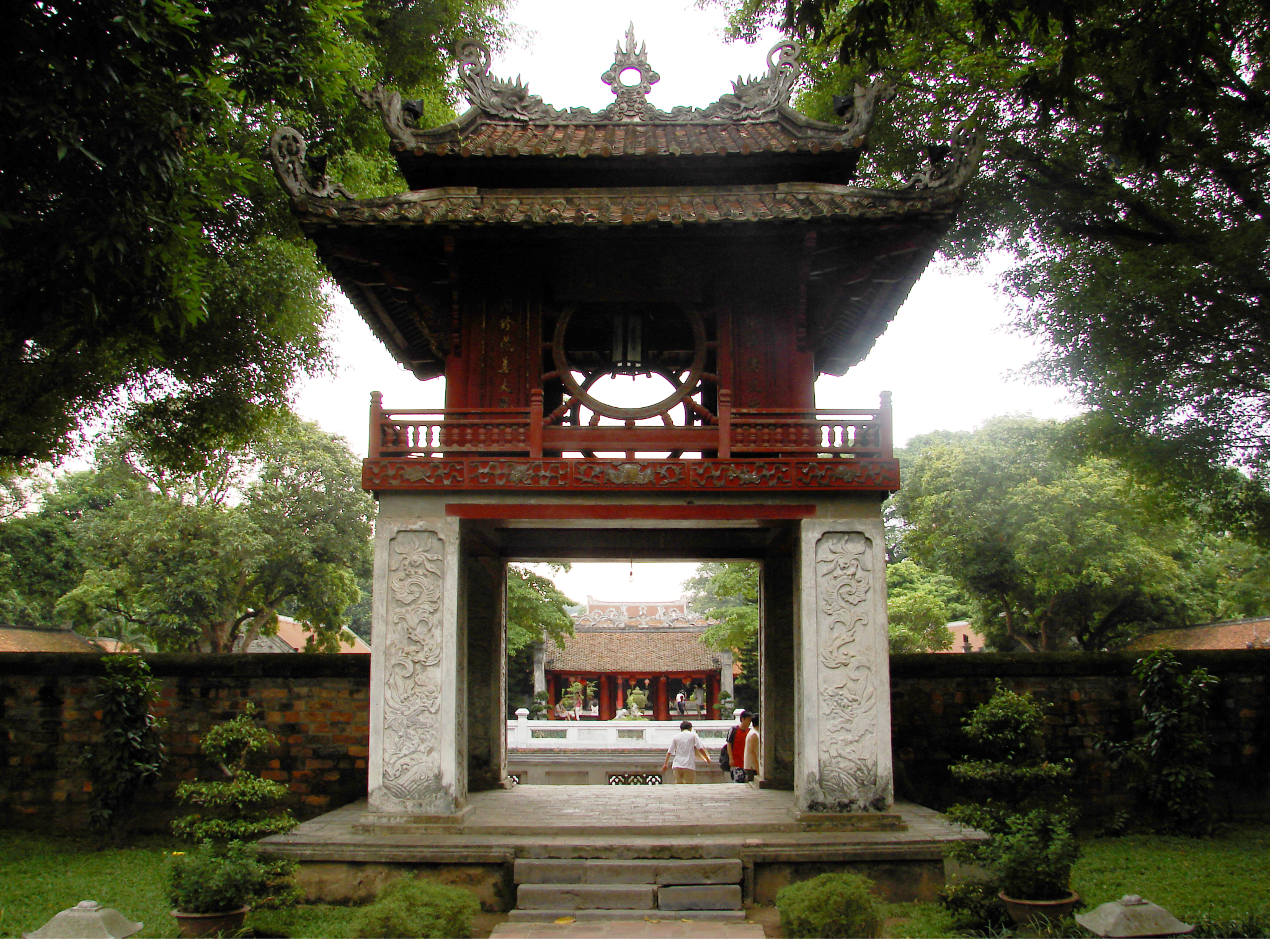 The Temple of Literature in Hanoi